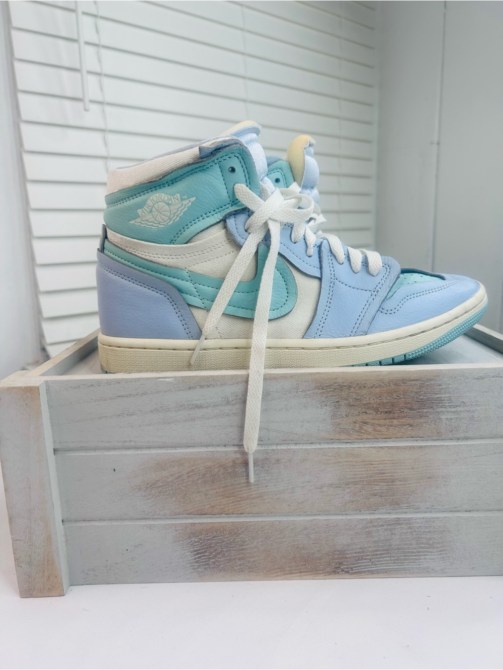 Air Jordan 1 Method of Make Hydrogen Blue Light Dew W(unisex) 8.5